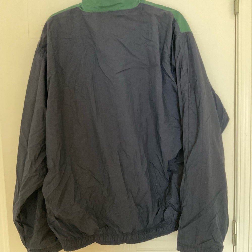 90s Adidas Jacket Colorblocks Green & Navy - Picture 4 of 13